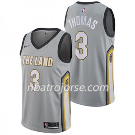 Män Cleveland Cavaliers Tröja Isaiah Thomas 3 Nike City Edition Swingman